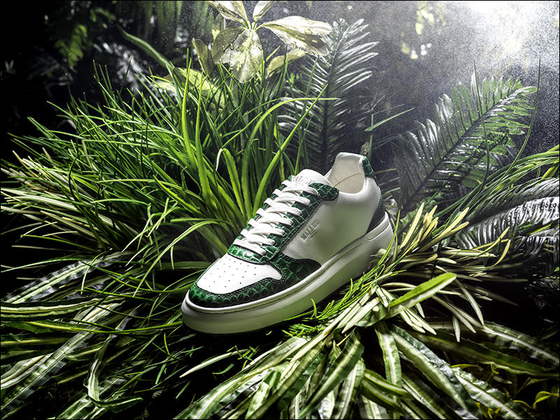Mallet footwear shot by Matthew Seed for a brand new campaign. This jungle scene was all built in our studio for real. No retouching required.